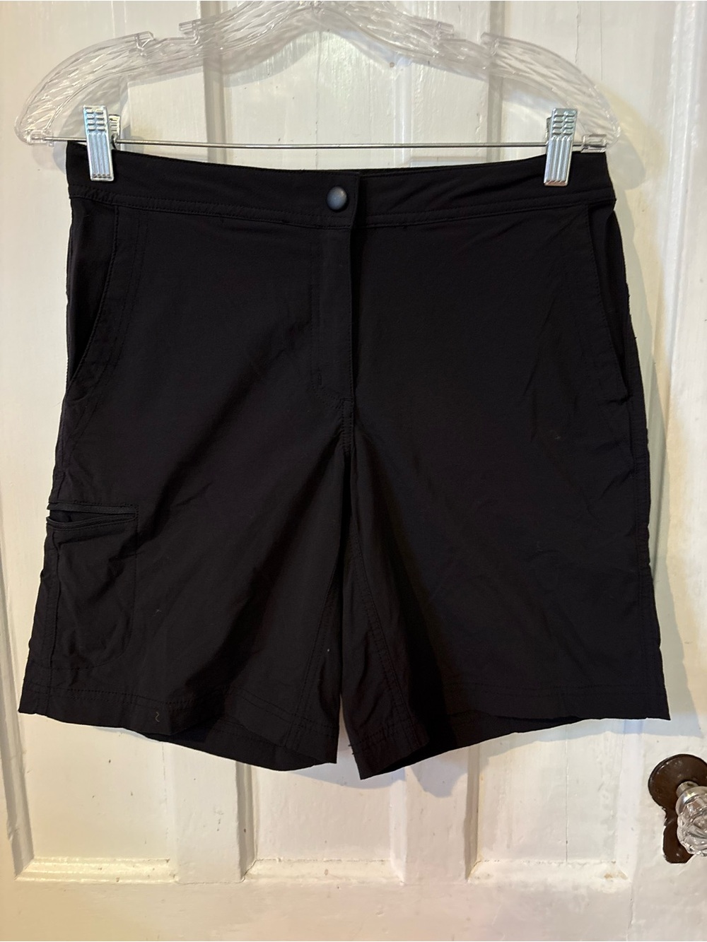 L.L. Bean Black Women's Stretch Bermuda Shorts